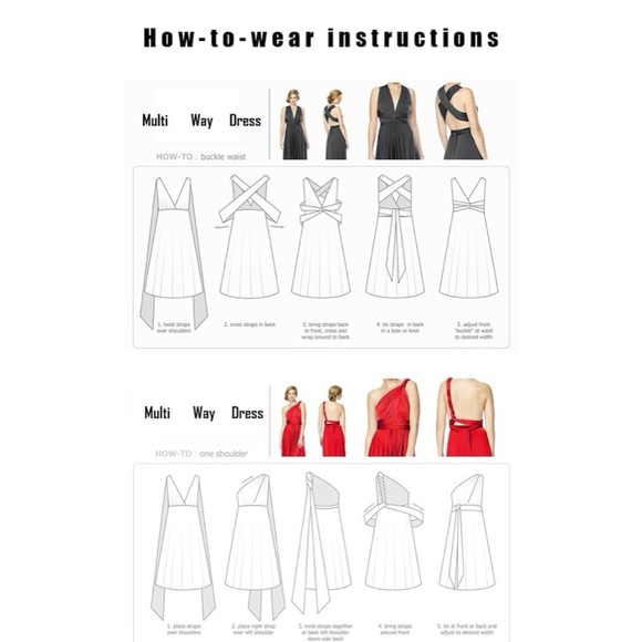 Arkitect Convertible Multiway Wrap Dress. - Picture 9 of 10